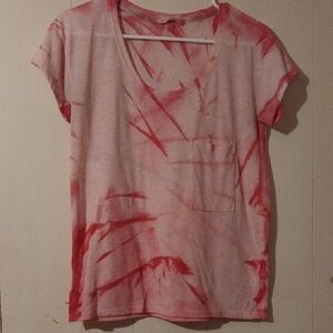 Victoria's Secret Pink Tie-Dye Short Sleeve Tee